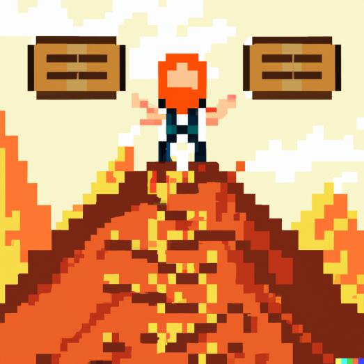 DallE of gB's 11th commandment, prompted by Rick